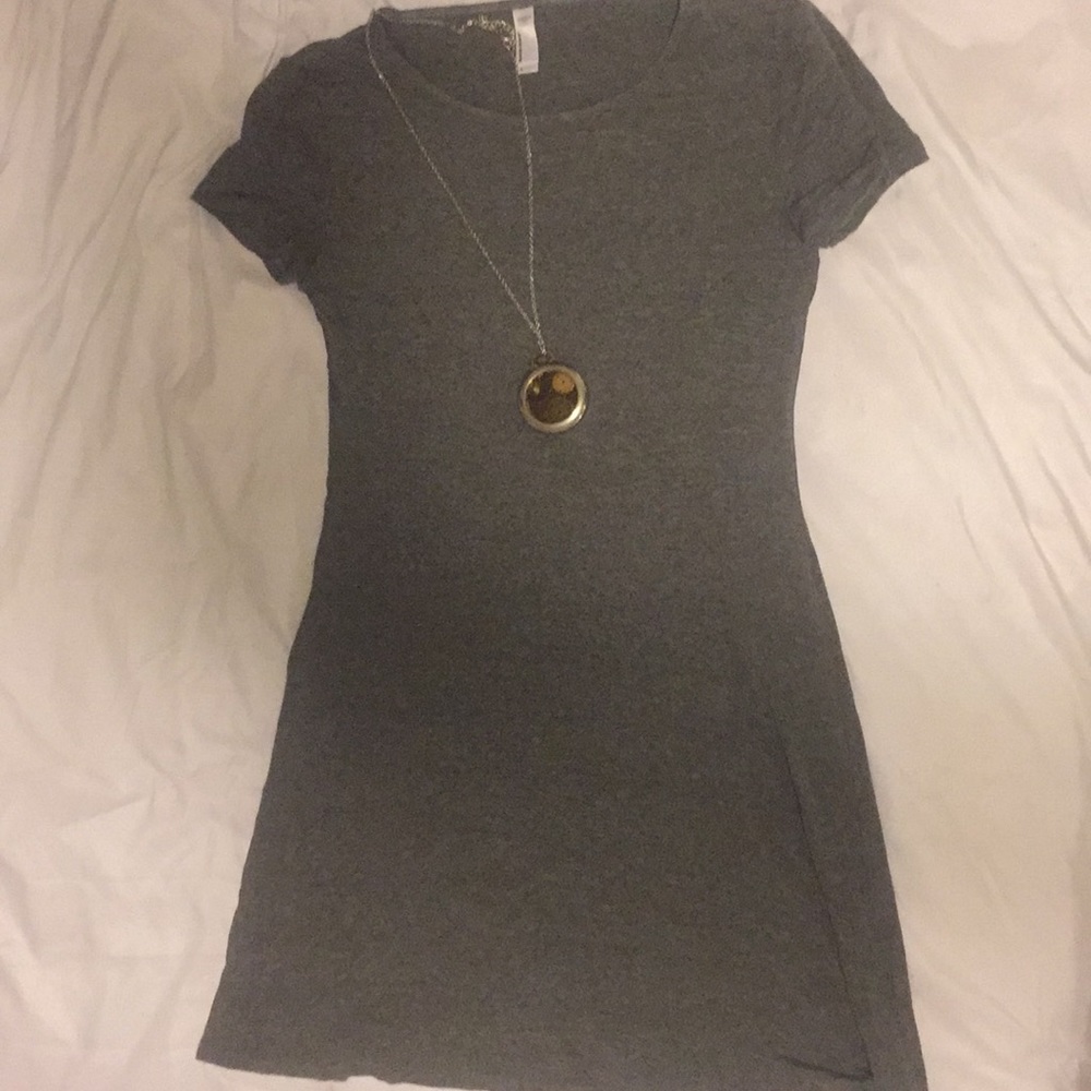 Trendy gray American apparel dress